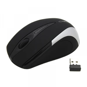 Esperanza mysz bezprzewodowa 2,4 GHZ 3D optyczna USB | ANTARES | srebrna (EM101S)