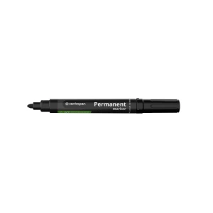 Centropen Marker Permanent 8566 CZARNY K/O, 10 szt. (8595013615522)