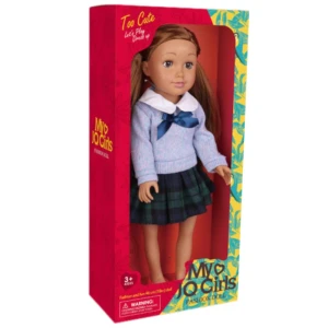 Lalka modowa 46 cm Ertha w spódnicy i sweterku z kokardką (ST0032589U)