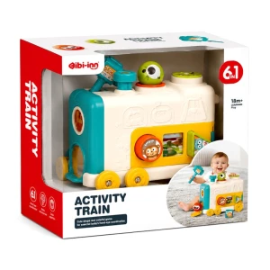 Sensoryczny Edukacyjny Pociąg Aktywności Interaktywny 6w1 dla dzieci (ST0964225W)