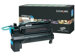Toner Lexmark Oryginał C792X1CG Cyan