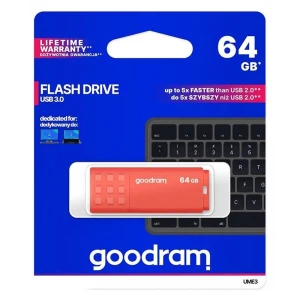 Goodram pamięć USB UME3 | USB 3.0 64GB  | orange (UME3-0640O0R11)
