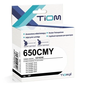 Tusz Tiom do HP 650CMY | CZ102AE | 360 str. | color (Ti-H650CMY)