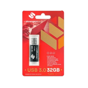 Storange pamięć 32 GB | Basic PRO | USB 3.0 | black (STORANPENP32GBBK3.0)