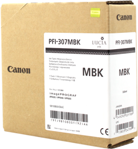 Canon oryginalny ink / tusz PFI307MBK, 330ml, iPF-830, 840, 850 (9810B001) MatteBlack