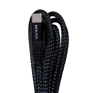 Kabel USB-C szybkie ładowanie | 2m | PD60W 2x USB-C | mocny oplot (BUCG022)
