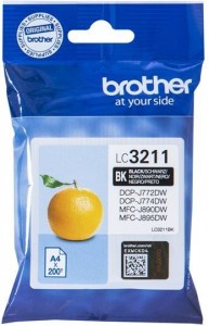 Tusz Brother Oryginał LC-3211BK Black