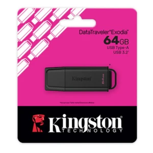 Kingston pamięć DataTraveler Exodia G2 | USB 3.2 | 64GB | czarny (DTXG2/64GB)