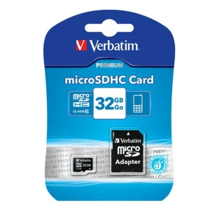 Verbatim Karta pamięci micro SDHC U1 | 32GB | UHS-I | Class 10 z adapterem (44083)