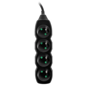Listwa zasilająca Tracer PowerCord | 3 m | 4 gniazd | black (TRALIS44615)