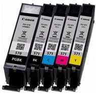 ZESTAW 5 TUSZY Canon Oryginał  PGI570/CLI571 (0372C004) Color(CMYK)