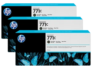 Tusz HP 711C 775-ml Matte Black Ink Cart 3Pk (B6Y31A) MatteBlack
