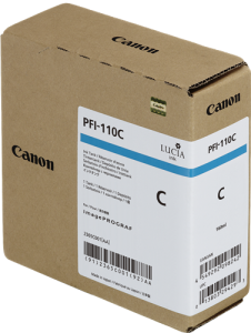 Tusz Canon PFI-110C do TX-2000, TX-3000 | 110ml (CF2365C001AA) Cyan