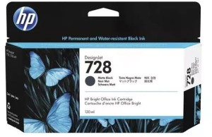HP oryginalny ink / tusz Nr.728,DesignJet T830 | 130ml (3WX25A) MatteBlack
