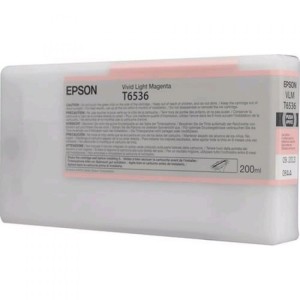 Tusz Epson Nr.T6536 do Stylus Pro 4900 | 200ml (C13T653600) LightMagenta