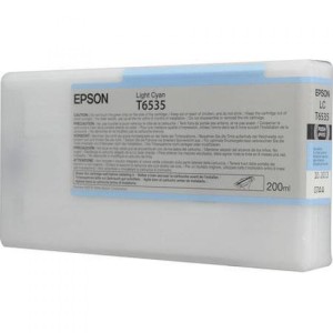 Tusz Epson Nr.T6535 do Stylus Pro 4900 | 200ml (C13T653500) LightCyan