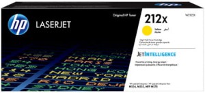 Toner Hewlett-Packard Nr.212X do CLJ M554dn | 10tys. (W2122X) Yellow