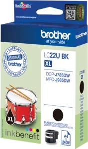 Tusz Brother MFC- J985DW | 2,4tys. (LC22UBK) Black