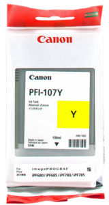 Tusz Zamiennik Canon iPF670,780 | PFI-107Y | 130ml (6708B001) Yellow