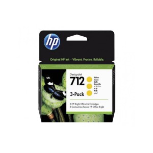 Tusz Hewlett-Packard Oryginał do T630 Nr. 712 3-pack 29-ml (3ED79A) Yellow