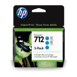 Tusz Hewlett-Packard Oryginał do T630 Nr. 712 3-pack 29-ml (3ED77A) Cyan