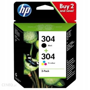 Tusz HP nr 304 Combo 2-Pack Bk+Col (3JB05AE) CMYK