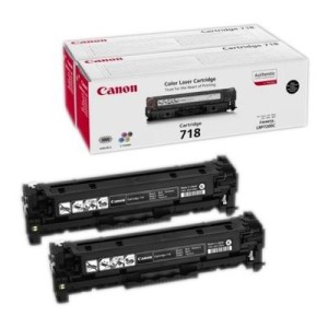 Toner Canon Oryginał Dwupak CRG-718BK (2662B017AA) Black