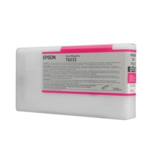 Tusz Epson Nr.T6533 do Stylus Pro 4900 | 200ml (C13T653300) Magenta