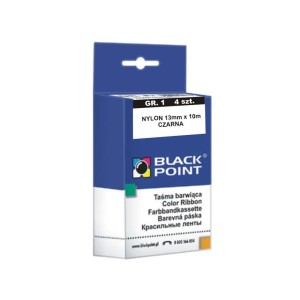 [KBPGR1CZ] Black Point Ribbon | Taśma gr. 1-13mm x 10 m czarna 1szt.