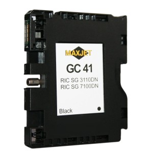 Tusz żelowy MaxJet do sublimacji do Ricoh Aficio SG 7100DN  | GC41K | 40ml (6T1R32AU3BB00000MX) Black
