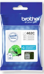 Tusz Brother do MFC-J3940DW | 550str. (LC-462C) Cyan