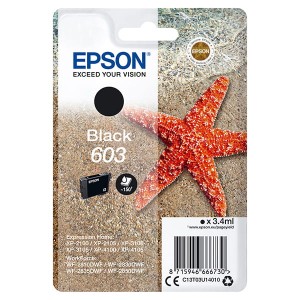 Tusz Epson Nr.603 do XP-2100, 2105, 3100 | 150str. (C13T03U14010) Black