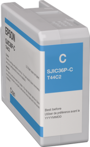 Tusz Epson do ColorWorks CW-C6000Ae | 80ml (C13T44C240) Cyan