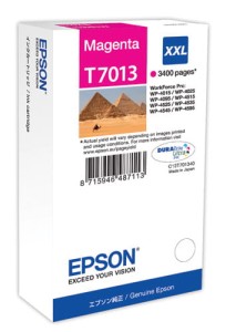 Tusz Epson T7013 do WP-4015DN/4095DN/4515DN/4525DNF XXL | 34,2ml (C13T70134010) Magenta