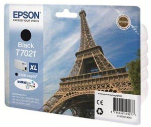 Tusz Epson T7021 do WP-4015DN/4095DN/4515DN/4525DNF | 45,2ml (C13T70214010) Black