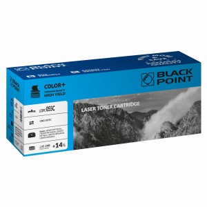 Toner Zamiennik BlackPoint do Canon i-SENSYS MF744Cdw | CRG-055C | 2,4k (3015C002 / LCBPC055C / LCBPC055C) Cyan