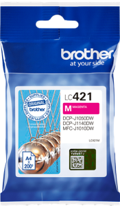 Tusz Brother do DCP-J1050DW / DCP-J1140DW | 200str. (LC-421M) Magenta