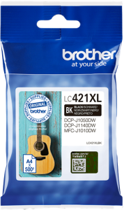 Tusz Brother do DCP-J1050DW / DCP-J1140DW | 500str. (LC-421XLBK) Black
