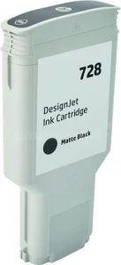 Tusz Zamienny do HP Nr.728 DesignJet T730 | 300ml (F9J68A) MatteBlack