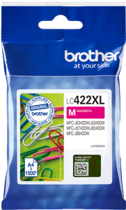 Tusz Brother do MFC-J5340DW / MFC-J5345DW... | 1,5tys.. (LC-422XLM) Magenta