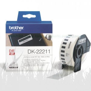 Taśma ciągła / etykiety Brother foliowe DK-22211 29mm x 15,24mm