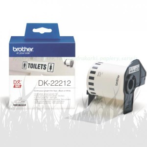 Brother Oryginał DK-22212 White 62mm x 15,24m