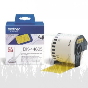 Etykieta Brother do QL-500/550/560/650/1050/1060N | 62mm x 30,48m (DK-44605) Biała usuwalna