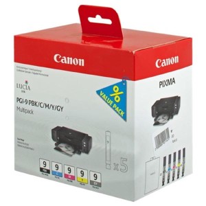 Canon oryginalny ink / tusz PGI9, PBK/C/M/Y/GY Pro9500 (1034B013 / 1034B011)