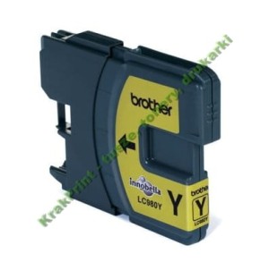 Tusz Brother DCP-165C | 300str. (LC-980Y) Yellow