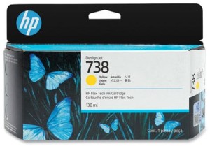 Tusz HP Nr.738 do DesignJet T850 | 130ml (498N7A) Yellow