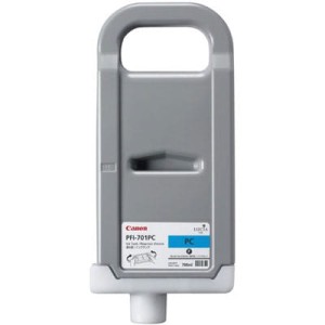 Tusz Canon PFI-701PC Oryginał do IPF8100/9100 | 700ml (0904B001) PhotoCyan