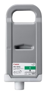 Tusz Canon Oryginał PFI-701G  do IPF8100/9100 | 700ml (CF0907B001 ) Green (Zielony)