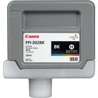 Tusz Canon Oryginał PFI-302BK do IPF8100/9100 | 330ml (2216B001) Black