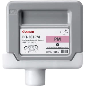 Tusz Canon Oryginał PFI-301PM do IPF8000/9000 | 330ml (1491B001) PhotoMagenta